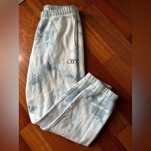 Obey light blue tie dye unisex sweatpants